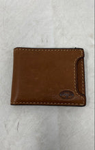 Load image into Gallery viewer, Fossil Mens Brown Leather ID Window Card Holder Small Bifold Wallet
