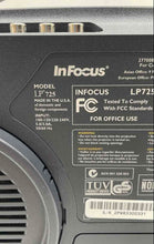 Load image into Gallery viewer, InFocus LP725 Gray Digital Video Movie Theater LCD Projector Not Tested
