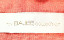 Load image into Gallery viewer, My Bajee Collection Womens Orange Long Sleeve Notch Lapel Blazer Jacket Size L

