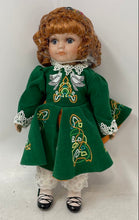 Load image into Gallery viewer, Royalton Collection By Russ Erin Brown Hair Green Dress Porcelain Doll
