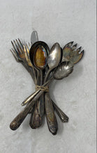 Load image into Gallery viewer, Lot Of Different Brands Silverplate Tone Knife Spoons And Forks Cutlery Flatware
