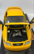 Load image into Gallery viewer, Maisto Yellow 1999 Ford Mustang GT 1:18 Loose Die-Cast Model Toy Car Collectible
