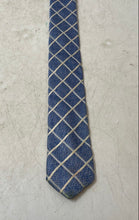 Load image into Gallery viewer, Zadi Andrews Mens Blue Geometric Silk Adjustable Formal Pointed Tie One Size
