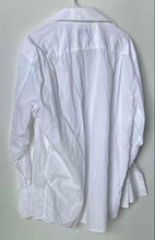Load image into Gallery viewer, Mauro Bruni Mens White Long Sleeve Pockets Collared Dress Shirt Size 17
