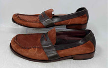 Load image into Gallery viewer, Cole Haan Mens Brown Leather Moc Toe Slip-On Penny Loafer Shoes Size 13M
