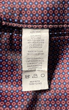 Load image into Gallery viewer, Original Penguin Mens Red Printed Long Sleeve Two Button Blazer Size 42R/35W
