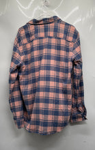 Load image into Gallery viewer, American Eagle Mens Blue Pink Plaid Long Sleeve Button-Up Shirt Size M With Tag

