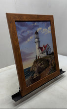 Load image into Gallery viewer, Coastal Lighthouse Sunset Wall Artwork By J.J. Himsworth The 3rd Framed Print
