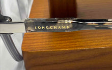 Load image into Gallery viewer, Authentic Longchamp Women's Greenish Tortoise Clear Grey Glasses
