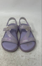 Load image into Gallery viewer, Mini Melissa Girls Stripes M Lover Purple Open Toe Strappy Sandals Size 11
