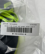 Load image into Gallery viewer, Adidas Boys Goletto VIII Black Green Leather Lace-Up Football Cleats Shoes Sz 4

