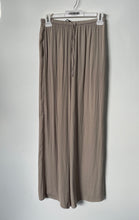 Load image into Gallery viewer, Zara Womens Beige Elastic Waist Drawstring Wide-Leg Palazzo Pants Size XS
