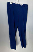 Load image into Gallery viewer, Loft Womens Blue Flat Front Slash Pockets Straight Leg Stretch Dress Pants Sz 6
