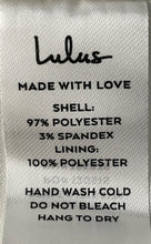 Load image into Gallery viewer, Lulus Womens Cream Halter Neck Sleeveless Asymmetrical Bodycon Dress XL W/Tags
