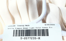 Load image into Gallery viewer, Jessica Simpson Womens White Sleeveless V-Neck Belted Waist Maxi Dress Size 10
