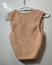 Load image into Gallery viewer, Express Womens Pink Lace Front Sleeveless V-Neck Pullover Tank Top Size XS
