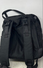 Load image into Gallery viewer, BabbleRoo Unisex Black Adjustable Strap Zip-Around Diaper Bag Backpack w/ Wallet
