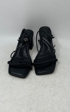 Load image into Gallery viewer, Marc Fisher Womens Malyn Black Open Toe Block Heel Strappy Sandals Size 8M

