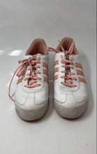 Load image into Gallery viewer, Adidas Womens Samoa C77055 White Orange Low Top Lace-Up Sneaker Shoes Size 8
