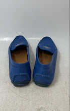 Load image into Gallery viewer, Coach Womens Marley Blue Leather Round Toe Slip-On Flat Loafer Shoes Size 6
