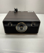 Load image into Gallery viewer, Victrola VTA-240B Brown Bluetooth FM Radio Phono Aux Wood Turntable Powers On

