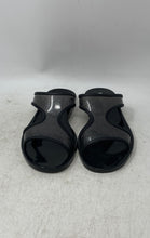 Load image into Gallery viewer, Melissa Womens Bikini Black Glitter Open Toe Slip-On Slide Sandals Size 7
