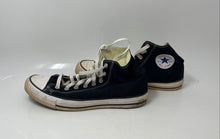 Load image into Gallery viewer, Converse Unisex Chuck Taylor All Star Mid Black White Sneakers Shoes M8.5 W10.5
