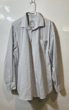 Load image into Gallery viewer, Calvin Klein Mens Gray Tech Active Stretch Checked Wicking Dress Shirt Size XL
