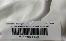 Load image into Gallery viewer, J. Crew Womens White Crepe Sleeveless V-Neck Pullover Blouse Top Size XXS

