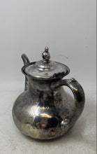 Load image into Gallery viewer, Pairpoint Silver-Tone Engraved Round Base Hinged Lid Serving Teapot

