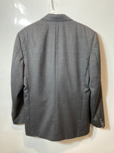 Load image into Gallery viewer, Bill Robinson Mens Gray Long Sleeve Peak Lapel Double-Breasted Blazer Size M
