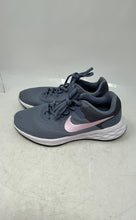 Load image into Gallery viewer, Nike Womens Revolution 6 DC3729-400 Gray White Lace-Up Sneaker Shoes Size 6
