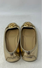 Load image into Gallery viewer, Michael Kors Womens Fulton Gold Metallic Faux Leather Ballet Flats Size 9.5M
