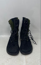 Load image into Gallery viewer, Donald J Pliner Womens Black Suede Round Toe Lace-Up Combat Boots Size 7.5M
