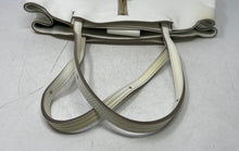 Load image into Gallery viewer, Brian Atwood Womens White Leather Inner Pockets Double Handle Tote Handbag

