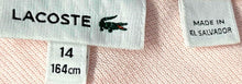 Load image into Gallery viewer, Lacoste Womens Pink Cotton Short Sleeve Collared Regular Fit Polo Shirt Size 14
