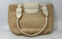 Load image into Gallery viewer, Brighton Womens White Heart Inner Pockets Double Handle Shoulder Tote Handbag
