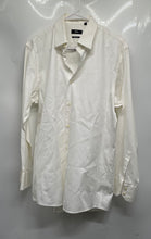 Load image into Gallery viewer, Hugo Boss Mens White Cotton Long Sleeve Collared Dress Shirt Size 16
