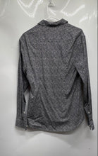 Load image into Gallery viewer, Michael Kors Mens Black White Leaf Print Slim Fit Button-Up Shirt Size M
