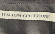 Load image into Gallery viewer, Italiana Collezione Mens Black Striped Pleated Front Wide-Leg Dress Pants Sz 36L
