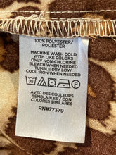 Load image into Gallery viewer, Ann Taylor Womens Brown Animal Print Long Sleeve Button-Up Shirt Size LP
