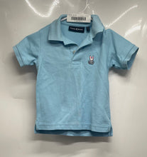 Load image into Gallery viewer, Psycho Bunny Boys Light Blue Cotton Short Sleeve Collared Polo Shirt Size XXS
