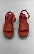 Load image into Gallery viewer, Franco Sarto Womens Sienna Orange Open Toe Ankle Strap Platform Sandals Sz 6.5M
