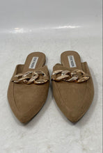 Load image into Gallery viewer, Steve Madden Womens Finely Light Brown Leather Slip-On Mule Flats Size 6.5M
