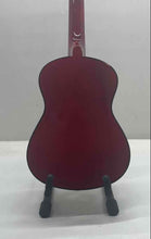 Load image into Gallery viewer, Lagrima Beige Red 6 String Right Handed Beginner Acoustic Guitar
