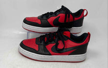 Load image into Gallery viewer, Nike Boys Court Borough Low Recraft DV5456-600 Red White Black Sneaker Shoes 6Y
