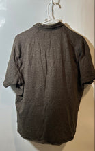 Load image into Gallery viewer, Kenneth Cole Mens Brown Short Sleeve Collared Button-Up Shirt Size Large
