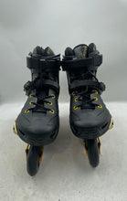 Load image into Gallery viewer, Liku Unisex Performance 125 3WD Speed Black Gold Inline Skates Size EUR 42
