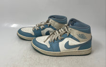 Load image into Gallery viewer, Nike Womens Air Jordan 1 Mid BQ6472-141 Blue White Sneaker Shoes Size 9
