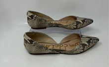 Load image into Gallery viewer, Sam Edelman Womens Rodney Gray Black Snakeskin Print D&#39;Orsay Flats Shoes Sz 5.5
